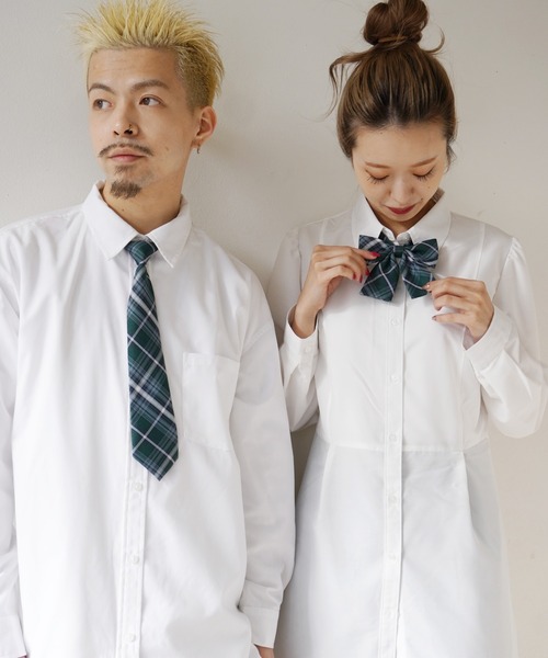 Port（ポート）の「格子縞プリント ネクタイ ＆ 蝶ネクタイ セット_（ネクタイ・レディース・A/B/C/D/E/F/G/H/I/J・FREE）」の9枚目の写真