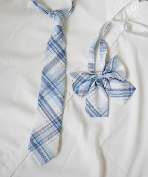 Port（ポート）の「格子縞プリント ネクタイ ＆ 蝶ネクタイ セット_（ネクタイ・レディース・A/B/C/D/E/F/G/H/I/J・FREE）」の10枚目の写真