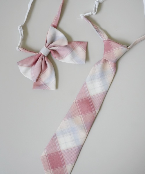 Port（ポート）の「格子縞プリント ネクタイ ＆ 蝶ネクタイ セット_（ネクタイ・レディース・A/B/C/D/E/F/G/H/I/J・FREE）」の19枚目の写真