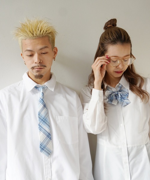 Port（ポート）の「格子縞プリント ネクタイ ＆ 蝶ネクタイ セット_（ネクタイ・レディース・A/B/C/D/E/F/G/H/I/J・FREE）」の16枚目の写真