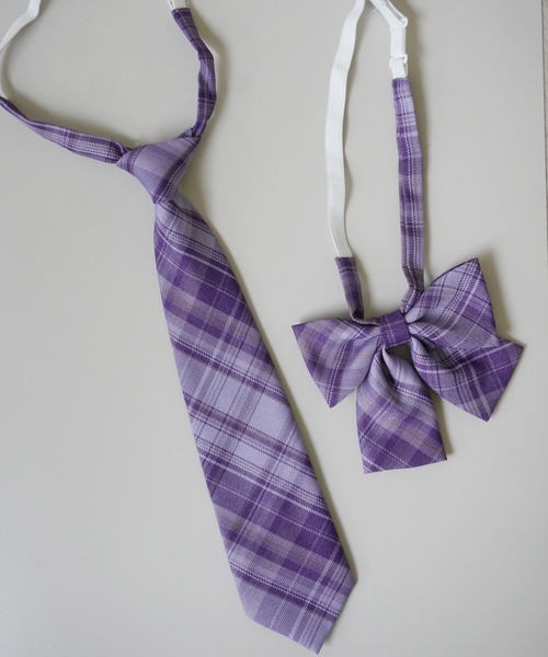Port（ポート）の「格子縞プリント ネクタイ ＆ 蝶ネクタイ セット_（ネクタイ・レディース・A/B/C/D/E/F/G/H/I/J・FREE）」の20枚目の写真