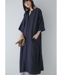 human woman（ヒューマンウーマン）の「◆ハードマンリネンワンピース（シャツワンピース）」