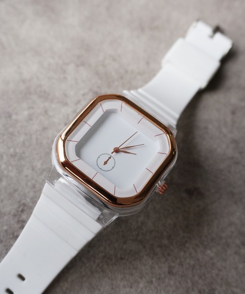 【新品未使用】COACH ホワイトシリコン アナログ時計 COACH（コーチ） プレストン クオーツ 腕時計 ブランド レディース