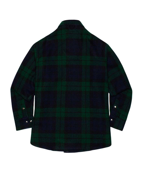 RICHARDSON(リチャードソン)の「【RIchardson/リチャードソン】 Tartan Wool Shirt タータンウールシャツ(シャツ/ブラウス・メンズ・レッド/グリーン・XL/M/L/S)」の3枚目の写真