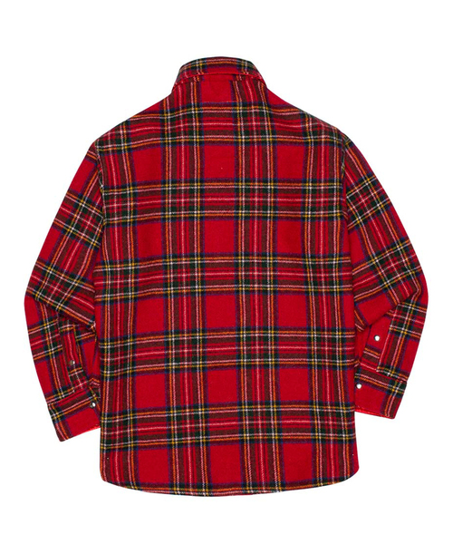 RICHARDSON(リチャードソン)の「【RIchardson/リチャードソン】 Tartan Wool Shirt タータンウールシャツ(シャツ/ブラウス・メンズ・レッド/グリーン・XL/M/L/S)」の4枚目の写真