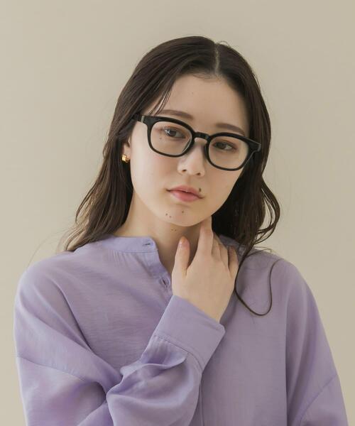 SMELLY(スメリー)の「ウェリントンダテメガネ(メガネ・レディース・ブラック/ブラウン系その他・-)」の6枚目の写真