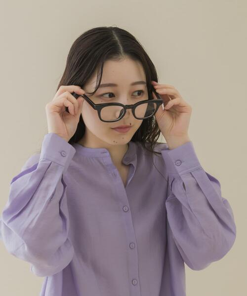 SMELLY(スメリー)の「ウェリントンダテメガネ(メガネ・レディース・ブラック/ブラウン系その他・-)」の7枚目の写真