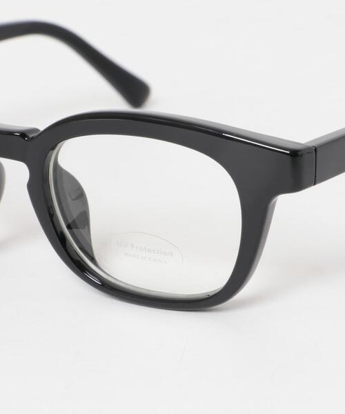 SMELLY(スメリー)の「ウェリントンダテメガネ(メガネ・レディース・ブラック/ブラウン系その他・-)」の4枚目の写真