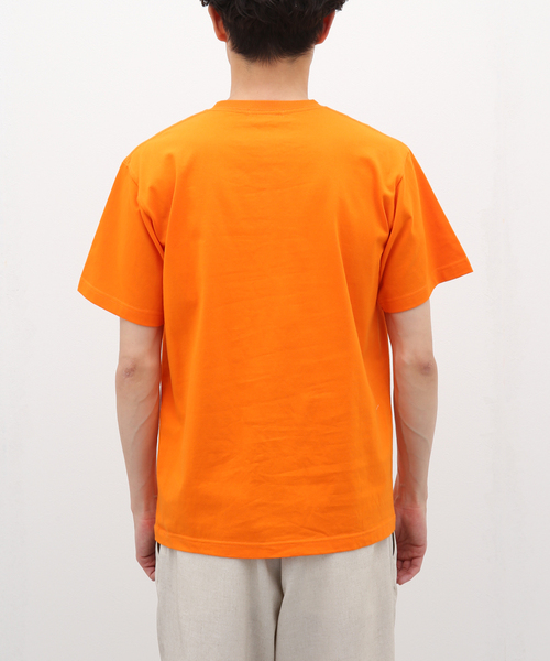 cabaret poval（キャバレーポバール）の「【cabaret poval / キャバレーポバール】Ecobubble S/S Tシャツ（Tシャツ/カットソー・メンズ・ホワイト/オレンジ・LARGE/X-LARGE）」の6枚目の写真