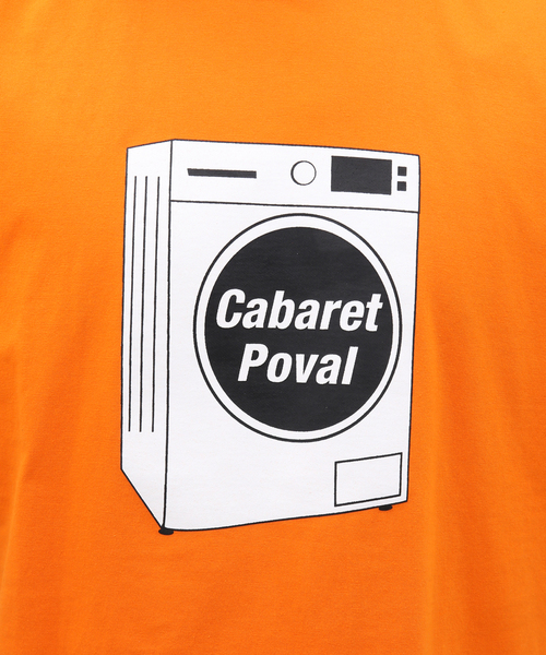 cabaret poval（キャバレーポバール）の「【cabaret poval / キャバレーポバール】Ecobubble S/S Tシャツ（Tシャツ/カットソー・メンズ・ホワイト/オレンジ・LARGE/X-LARGE）」の12枚目の写真