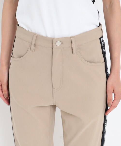 adabat（アダバット）の「◆サイドテープロゴ ストレッチパンツ（その他パンツ・レディース・ナチュラル/カーキ/ダークネイビー・36/38/40）」の13枚目の写真