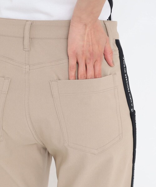 adabat（アダバット）の「◆サイドテープロゴ ストレッチパンツ（その他パンツ・レディース・ナチュラル/カーキ/ダークネイビー・36/38/40）」の15枚目の写真