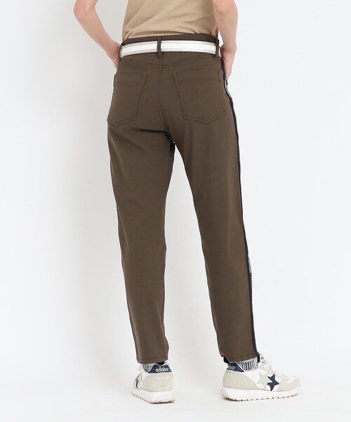 adabat（アダバット）の「◆サイドテープロゴ ストレッチパンツ（その他パンツ・レディース・ナチュラル/カーキ/ダークネイビー・36/38/40）」の20枚目の写真