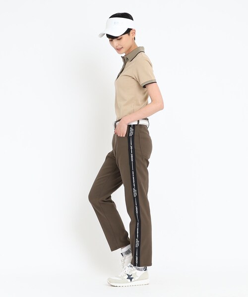 adabat（アダバット）の「◆サイドテープロゴ ストレッチパンツ（その他パンツ・レディース・ナチュラル/カーキ/ダークネイビー・36/38/40）」の22枚目の写真