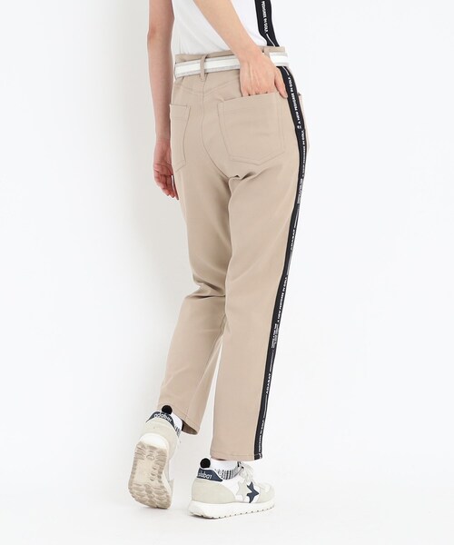 adabat（アダバット）の「◆サイドテープロゴ ストレッチパンツ（その他パンツ・レディース・ナチュラル/カーキ/ダークネイビー・36/38/40）」の5枚目の写真