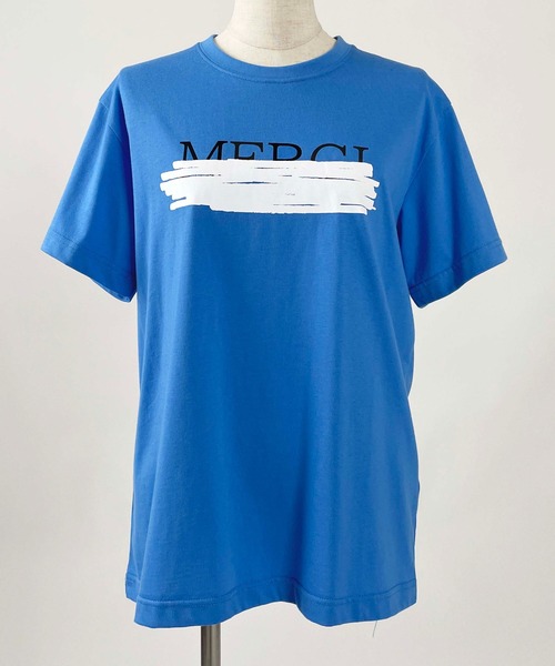 PICCIN（ピッチン）の「ラバープリントTシャツ（Tシャツ/カットソー・レディース・ブラック/オフホワイト/ブルー・M）」の15枚目の写真