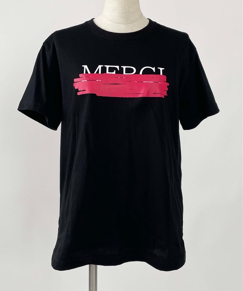 PICCIN（ピッチン）の「ラバープリントTシャツ（Tシャツ/カットソー・レディース・ブラック/オフホワイト/ブルー・M）」の14枚目の写真