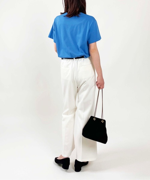 PICCIN（ピッチン）の「ラバープリントTシャツ（Tシャツ/カットソー・レディース・ブラック/オフホワイト/ブルー・M）」の18枚目の写真