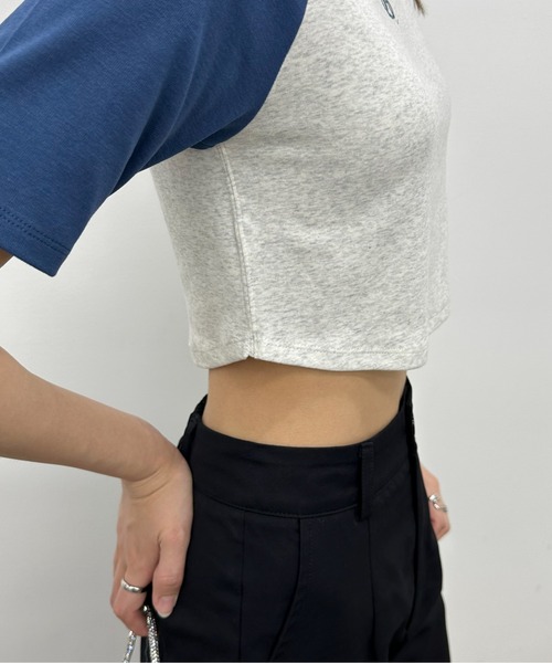 EPIMI E'PIMMY（エピミエピミー）の「オリジナルロゴラグランTシャツ（Tシャツ/カットソー・レディース・オートミール/オフホワイト・MEDIUM）」の6枚目の写真