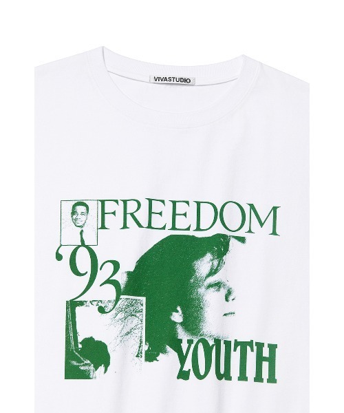 VIVASTUDIO（ビバスタジオ）の「93 TEE（Tシャツ/カットソー・メンズ・ホワイト・MEDIUM/LARGE）」の3枚目の写真