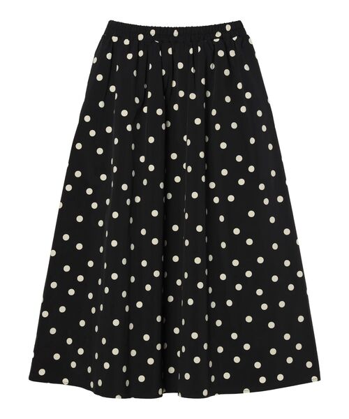 ELENCARE DUE（エレンカーレデュエ）の「・ELENCARE　DUE　ドットタフタスカート（スカート・レディース・アイボリー/ブラック・FREE）」の13枚目の写真