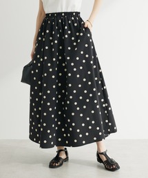 ・ELENCARE　DUE　ドットタフタスカート