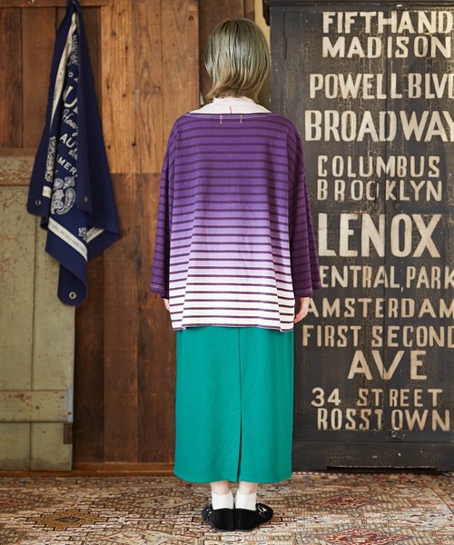 CUBE SUGAR（キューブシュガー）の「無地カットツイルイージーベイカースカート（スカート・レディース・キャメル/グリーン/ワイン/ブラック・M）」の14枚目の写真