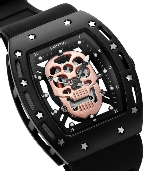 SONNE（ゾンネ）の「SONNE/ゾンネ S160 腕時計 SO-S160BKBK メンズ（アナログ腕時計・メンズ・ゴールド・FREE）」の6枚目の写真