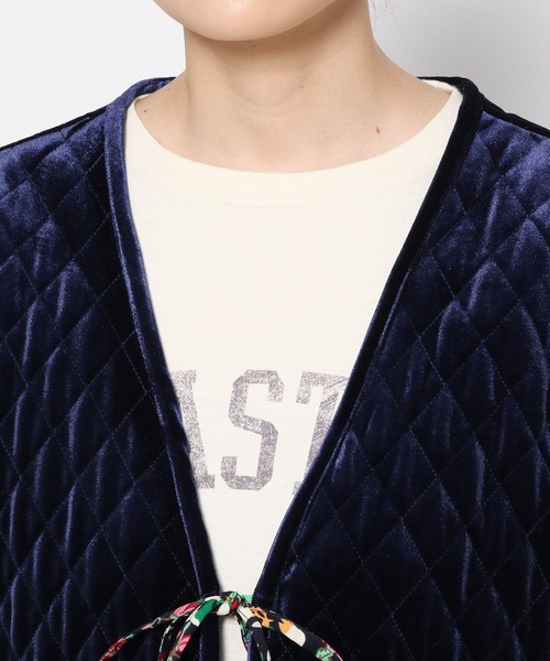 LOWRYS FARM(ローリーズファーム)の「リバーシブルキルティングカーディガン 966565(カーディガン/ボレロ・レディース・ブラック/ネイビー・FREE)」の16枚目の写真