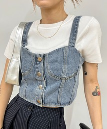 WHO'S WHO gallery | デニムビスチェ(その他トップス)