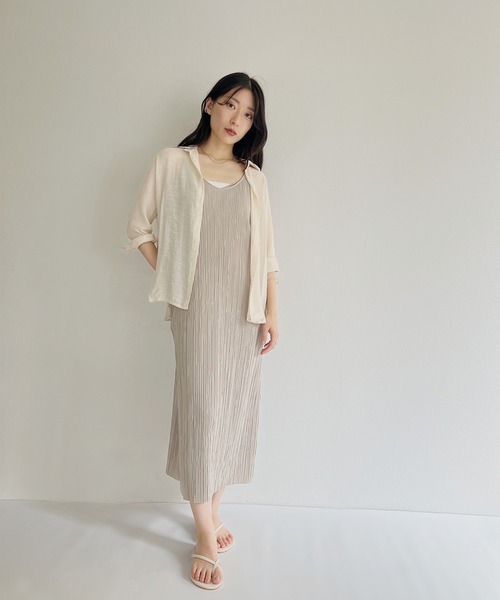 ブラウス I-SOOK アイスー I-SOOK ブラウス シャツ 「ISOOK / アイスー」ギャザーチュール