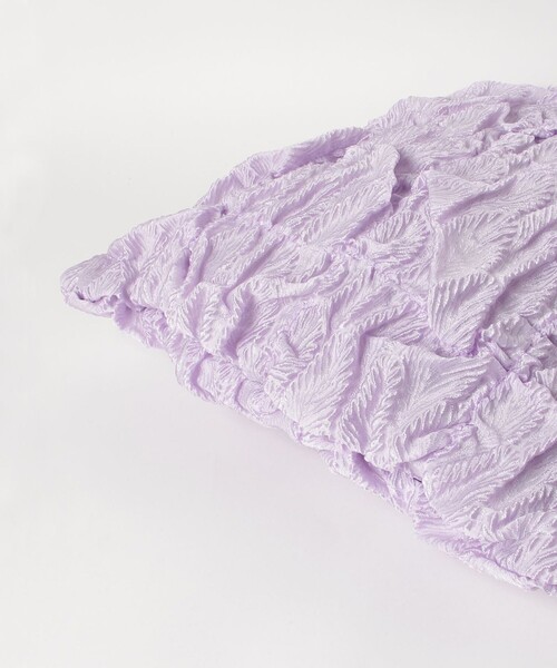 Casselini（キャセリーニ）の「【CASSELINI/キャセリーニ】シャーリングトートバッグ（トートバッグ・レディース・ブラック/ライトパープル・FREE）」の8枚目の写真