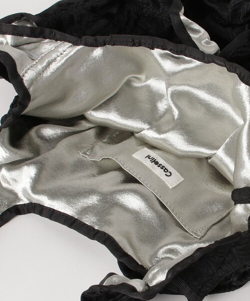 Casselini（キャセリーニ）の「【CASSELINI/キャセリーニ】シャーリングトートバッグ（トートバッグ・レディース・ブラック/ライトパープル・FREE）」の9枚目の写真