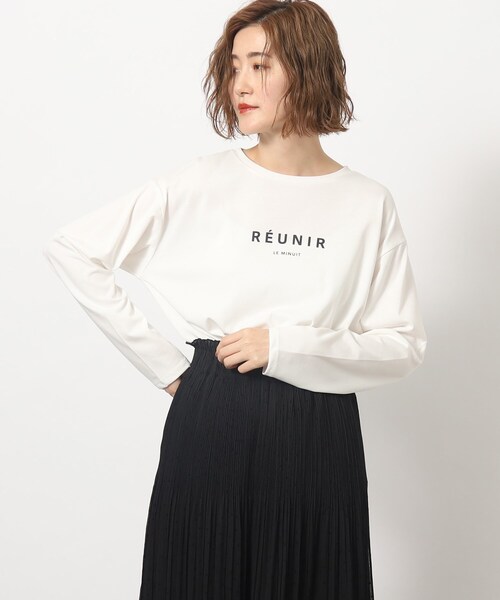 grove（グローブ）の「◆1枚あると便利なベーシック大人ロングTシャツ（Tシャツ/カットソー・レディース・アイボリー系/チャコール/ベージュ系その他4/アイボリー・02/03/04/01/05）」の4枚目の写真