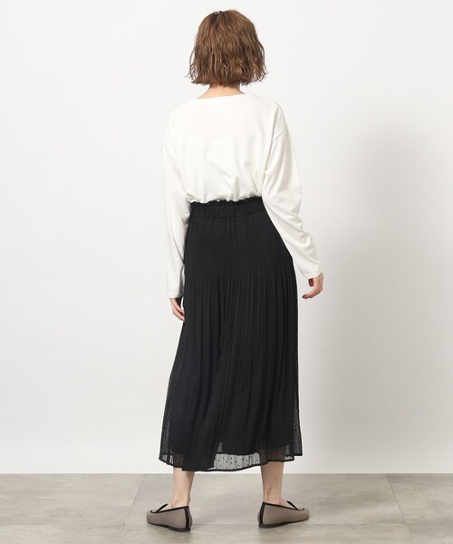 grove（グローブ）の「◆1枚あると便利なベーシック大人ロングTシャツ（Tシャツ/カットソー・レディース・アイボリー系/チャコール/ベージュ系その他4/アイボリー・02/03/04/01/05）」の20枚目の写真