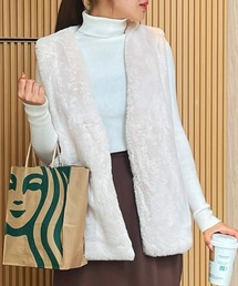 fake fur vest