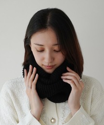 ベーシック デザイン ニット スヌード / ネックウォーマー #_