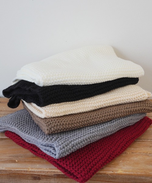 Port（ポート）の「ベーシック デザイン ニット スヌード / ネックウォーマー #_（ネックウォーマー/スヌード・レディース・ブラック/ホワイト/グレー/ベージュ/ブラウン/レッド・FREE）」の7枚目の写真