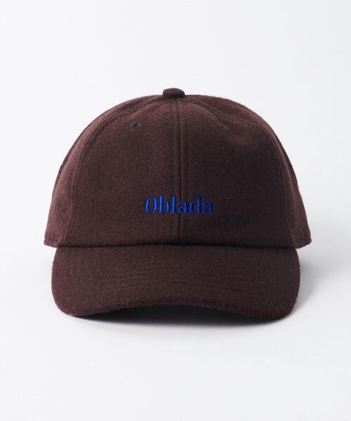 Oblada（オブラダ）の「＜Oblada＞ウール混 ロゴキャップ