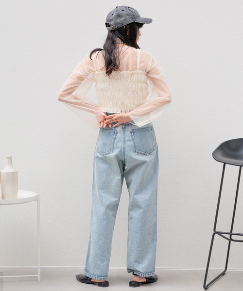 LOWRYS FARM（ローリーズファーム）の「レイヤードチュール２Ｐ 979255（Tシャツ/カットソー・レディース・ブラック/ベージュ/アイボリー/グレー・FREE）」の11枚目の写真