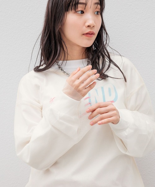 セール】レイヤードチュール2P 979255（Tシャツ/カットソー