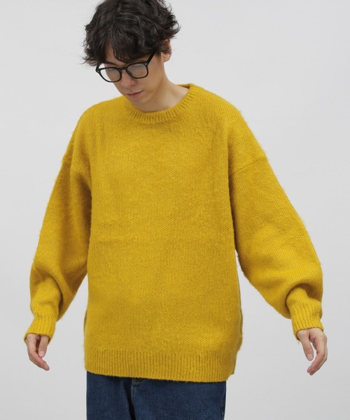 LAKOLE（ラコレ）の「モヘアライクシャギープルオーバー / 903959（ニット/セーター・メンズ・ブルー/オレンジ/サックスブルー/ライトグリーン/イエロー・LARGE/MEDIUM/X-LARGE）」の12枚目の写真