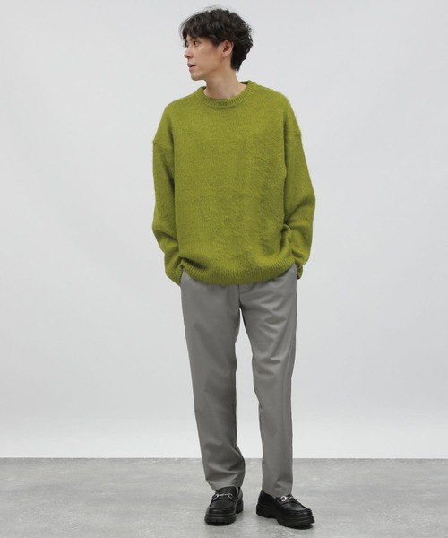 LAKOLE（ラコレ）の「モヘアライクシャギープルオーバー / 903959（ニット/セーター・メンズ・ブルー/オレンジ/サックスブルー/ライトグリーン/イエロー・LARGE/MEDIUM/X-LARGE）」の8枚目の写真