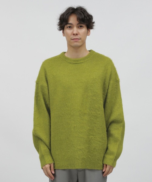 LAKOLE（ラコレ）の「モヘアライクシャギープルオーバー / 903959（ニット/セーター・メンズ・ブルー/オレンジ/サックスブルー/ライトグリーン/イエロー・LARGE/MEDIUM/X-LARGE）」の14枚目の写真