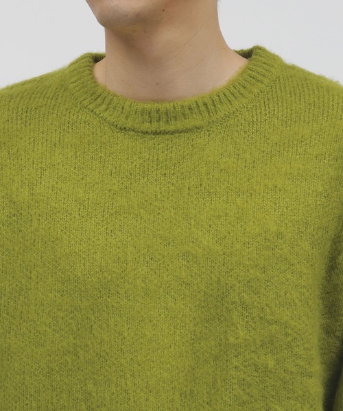 LAKOLE（ラコレ）の「モヘアライクシャギープルオーバー / 903959（ニット/セーター・メンズ・ブルー/オレンジ/サックスブルー/ライトグリーン/イエロー・LARGE/MEDIUM/X-LARGE）」の17枚目の写真