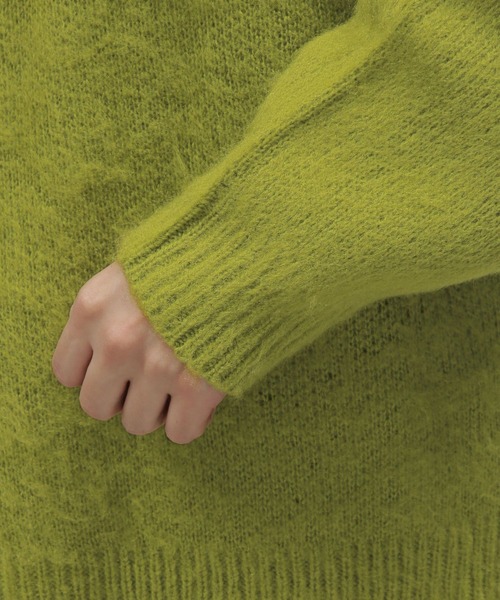 LAKOLE（ラコレ）の「モヘアライクシャギープルオーバー / 903959（ニット/セーター・メンズ・ブルー/オレンジ/サックスブルー/ライトグリーン/イエロー・LARGE/MEDIUM/X-LARGE）」の19枚目の写真