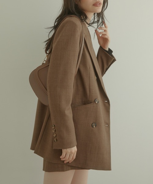 ACYM（アシーム）の「Latte color tailer ジャケット（テーラードジャケット・レディース・ブラウン/ベージュ・FREE）」の11枚目の写真