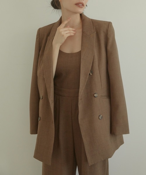 ACYM（アシーム）の「Latte color tailer ジャケット（テーラードジャケット・レディース・ブラウン/ベージュ・FREE）」の19枚目の写真