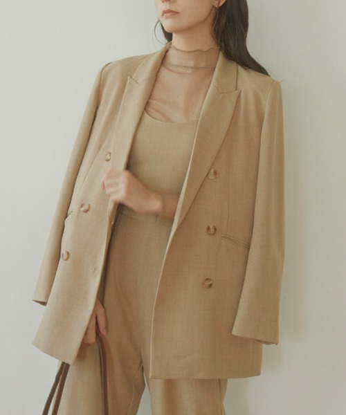 ACYM（アシーム）の「Latte color tailer ジャケット（テーラードジャケット・レディース・ブラウン/ベージュ・FREE）」の13枚目の写真