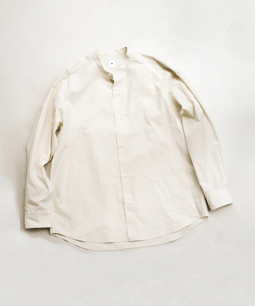 edifice la boucle バンドカラーシャツ 44 日本製 edifice la boucle バンドカラーシャツ 44 日本製 - メルカリ